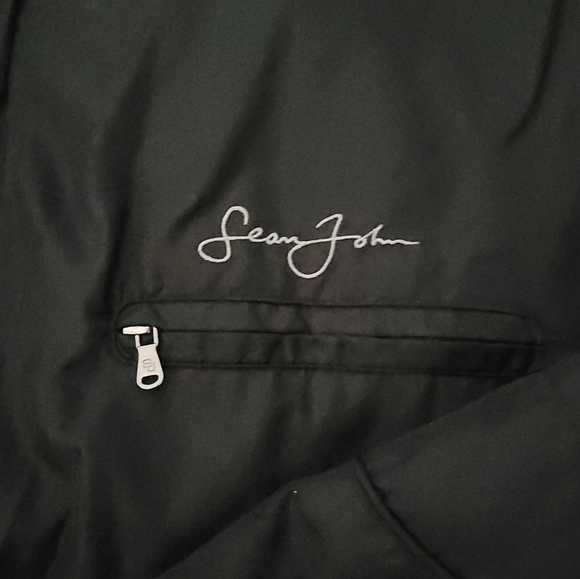 Sean Johns Reversible Men's Black Bomber Jacket - Picture 4 of 10